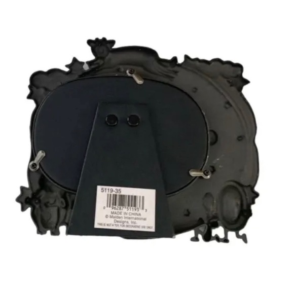 Malden Aged Silver Photo Frame Cow Jumps Over The Moon 3.5X5" Photograph - Picture 2 of 3